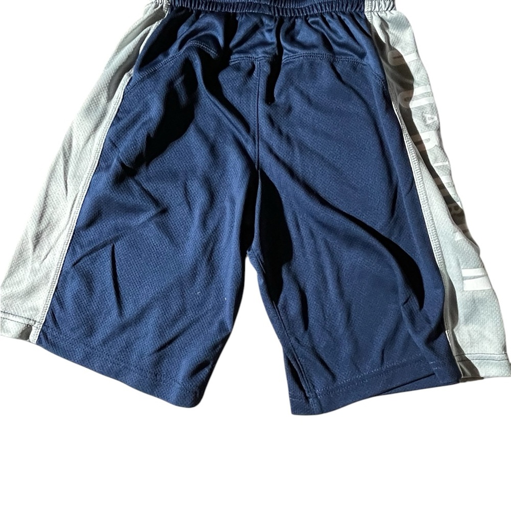 AIR JORDAN DRI-FIT ATHLETIC SHORTS YOUTH M 10-12 NAVY/GRAY STREETWEAR BASKETALL - Picture 2 of 8